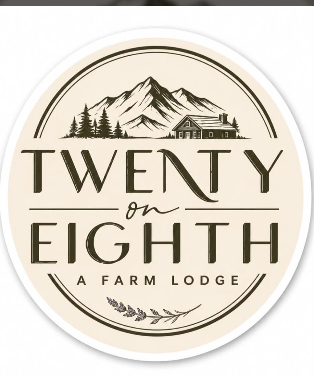 Twenty on Eighth farm lodge logo